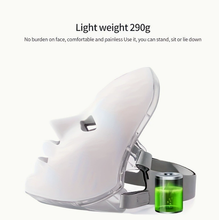IllumaGlow Pro — 7-Color LED Light Therapy Face Mask