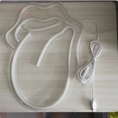 LED Tongue Neon Sign