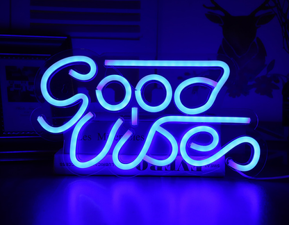 Illuminated Acrylic Neon Wall Art
