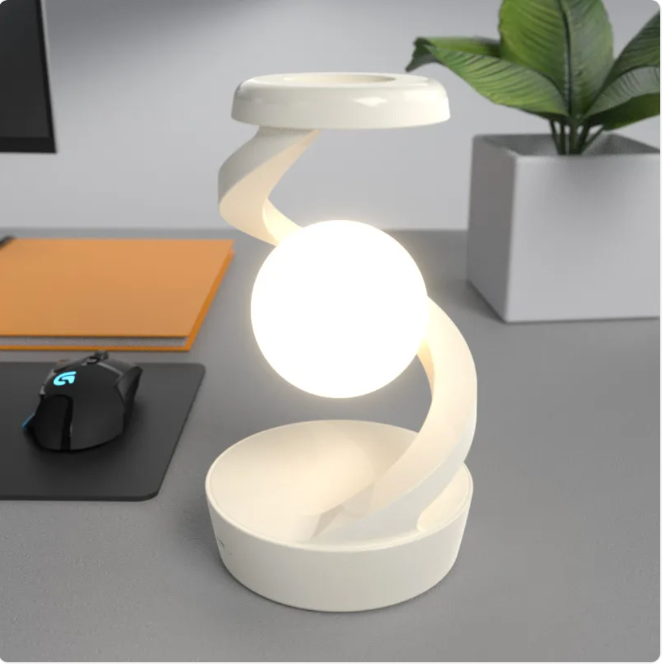 Lunar Glow Desk Lamp & Charger