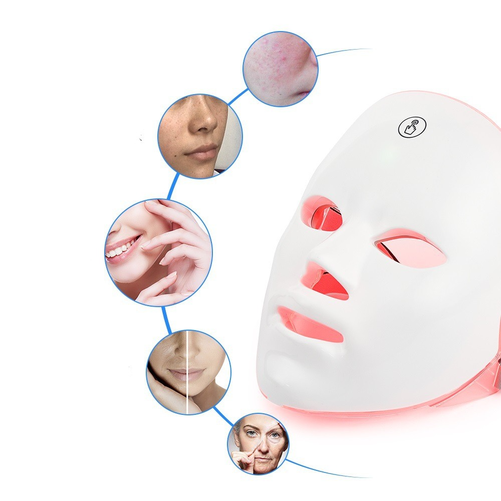 IllumaGlow Pro — 7-Color LED Light Therapy Face Mask